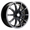 Khomen  1707 (KIA Rio I/II Solaris I/II)  6,5\R17 4*100 ET44 d54,1  BLACK-FP